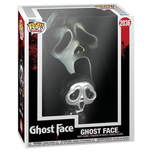 Funko Pop VHS Cover Scream Ghost Face Metallic Filmfigur Vinyl Figur-image