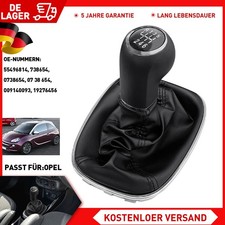 Schaltknauf mit Schalthebelverkleidung 738654 für Opel Adam Corsa D E 55496814