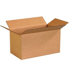 BOX USA Shipping Boxes Small 13"L x 7"W x 7"H x x 7"H, Kraft