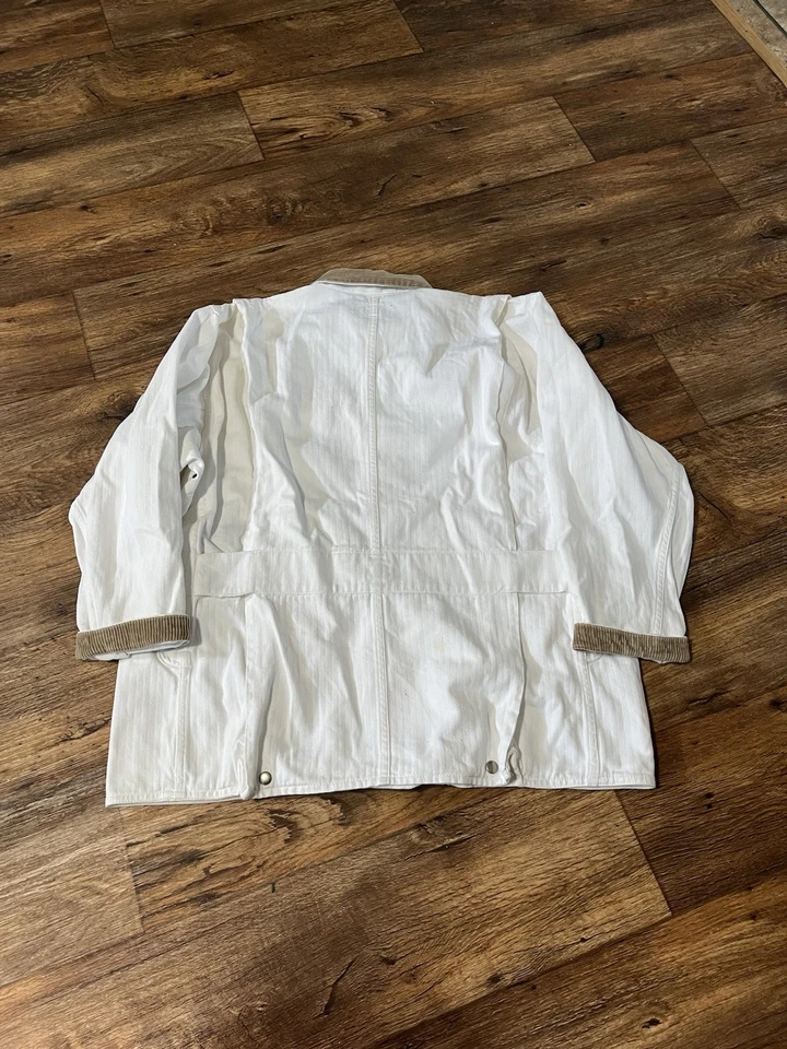 Chaqueta de Caza Polo Ralph Lauren Vintage Años 80 Crema Hallazgo Raro Foto 4 de 4