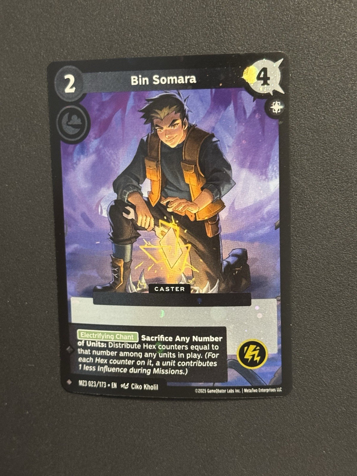 Bin Somara Reverse Holo 023/173 - MetaZoo Secret Shadows 2025 TCG (x1)