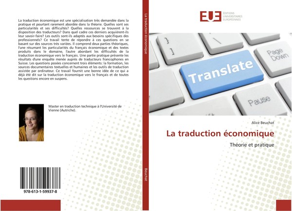 Alice Beuchat | La Traduction éConomique | Taschenbuch | FranzöSisch (2014)-image