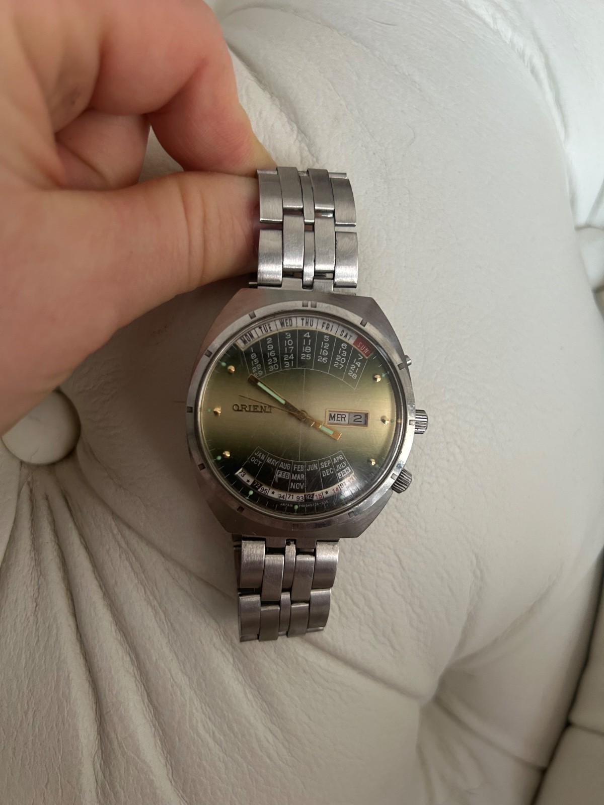 Vintage Orient Multi-Calendar Automatic Watch 21 … - image 2