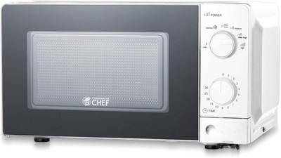 Countertop Small Microwave Oven, 9.5 Inch, White