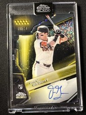 2025 Topps Chrome Black Drew Gilbert RC AUTO Giants #CBA-DGI GOLD  /50