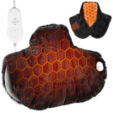Nalax Heating Pad for Neck and Shoulders and Back, Luxurious Faux R... Fast Ship