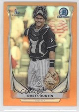 2014 Bowman Draft Chrome Orange Refractor 21/25 Brett Austin #CDP104 1j6