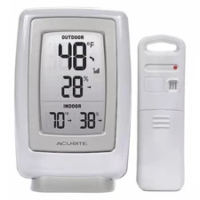Acurite 00611A4 Digital Thermometer, 4-13/16" H, 3-1/2" W, -40 To 158 Deg.