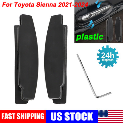 Plastic Door Handle Protector Cover For 2021-24 Toyota Sienna Auto Sliding Door