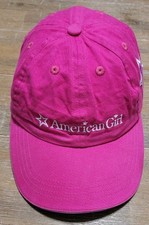 American Girl Logo Kids Pink Star Baseball Ha...
