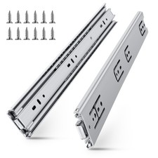 200 Lbs Heavy Duty Drawer Slides 1 Pair 8 10 12 14 16 18 20 22 30 32 40 Inch ...