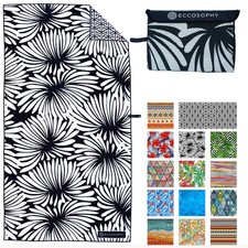 Oversized Microfiber Beach Towel Sand Free Quick Dry 71x35 In Absorbent Travel