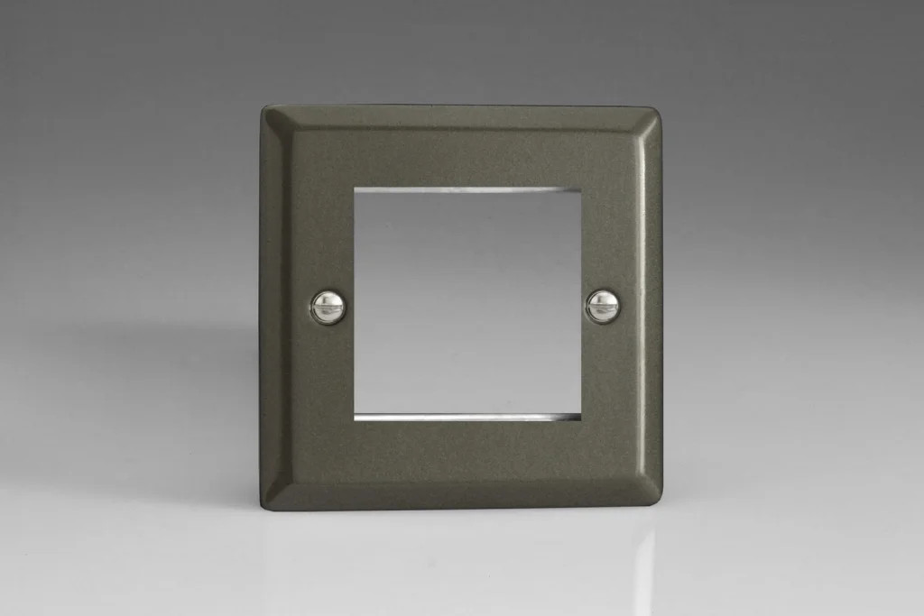 Modular Grid System Black DataGrid Plate Classic Graphite 21 2 Spaces Varilight