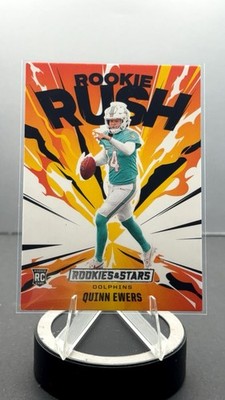 Panini 2025 Rookies & Stars Quinn Ewers Miami Dolphins Rookie Rush #14