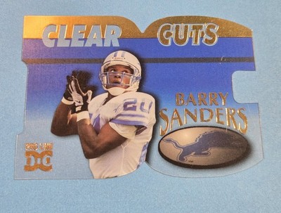 1997 Pro Line Barry Sanders Clear Cut #CLC10 /500 HOF Lions SP Rare Insert