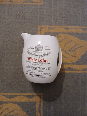 White Label  Scottish  Whisky Pitcher