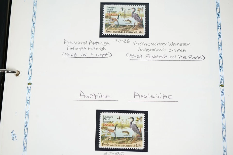 US 1980s BIRDS COLLECTION OF 60+ STAMPS, 35 COVERS & 5 BOOKLETS IN ALBUM - Image 2 of 4