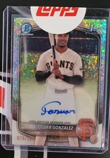 2025 Bowman Chrome - Prospect Autographs Josuar Gonzalez, Josuar Gonzalez...