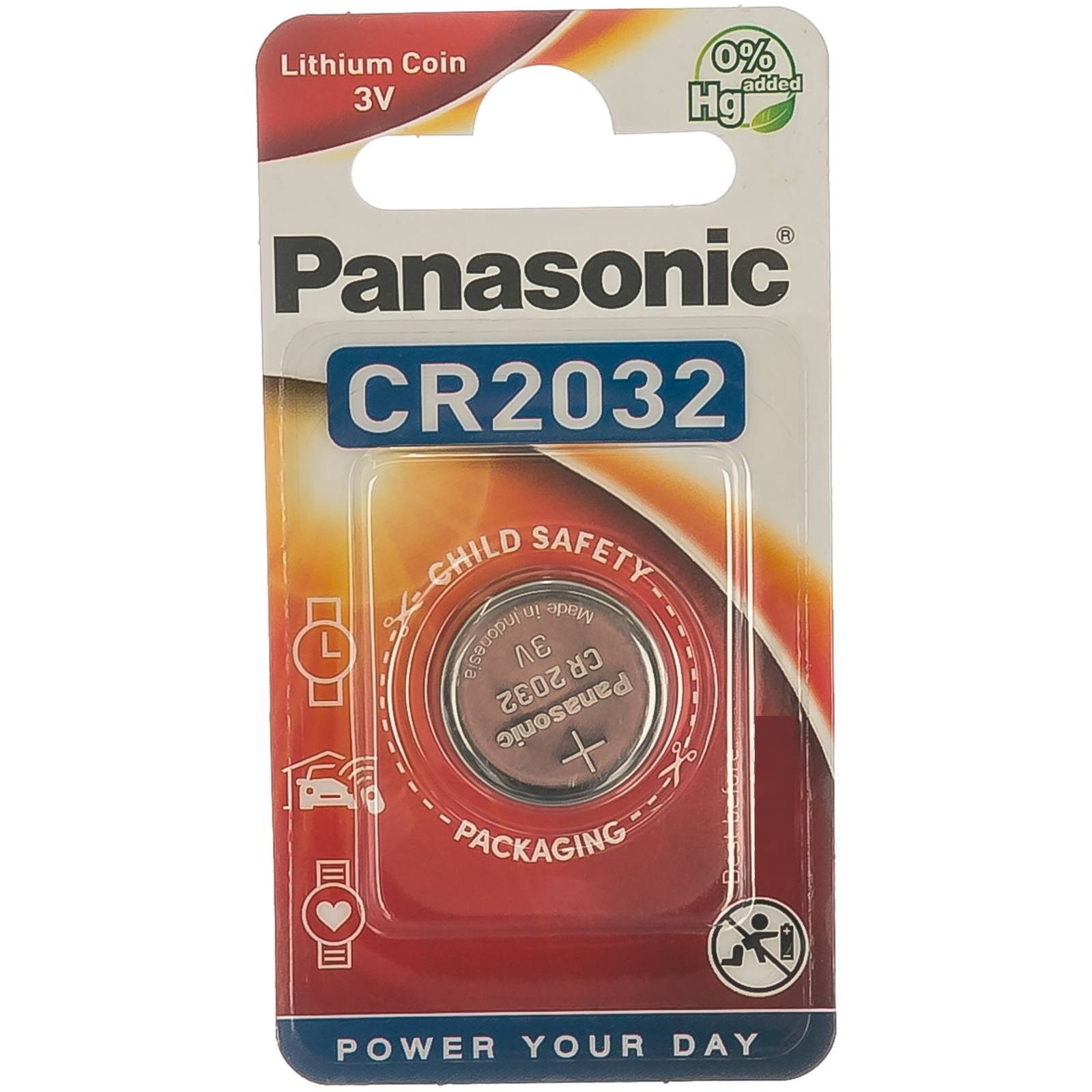 Panasonic CR2032 3v Lithium Coin Cell Battery