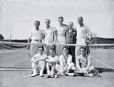 The first posed picture of United States Davis Cup team that has b- Old Photo