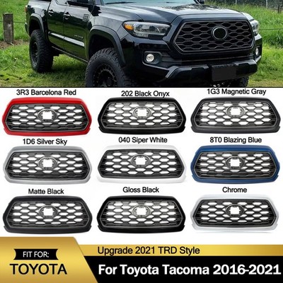 For 2016-23 Toyota Tacoma 2021 TRD Style Honeycomb Front Bumper Grille Assembly