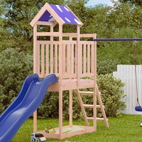 Spielturm Braun 52,5 X 110,5 X 215 Cm Massives Douglasienholz