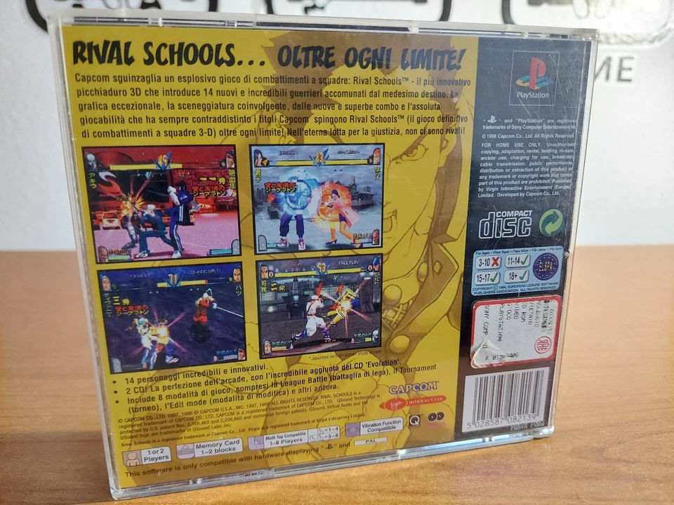Rival Schools Playstation 1 PS1 | Limpio y Probado Envío Rápido - Imagen 2 de 4