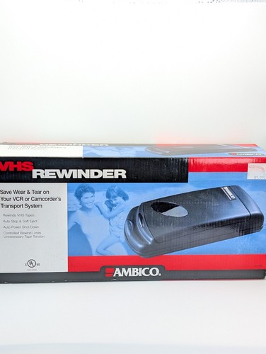 Vintage 90s Sealed AMBICO VHS Videocassette Rewinder Video Tape V0760 - Picture 2 of 7