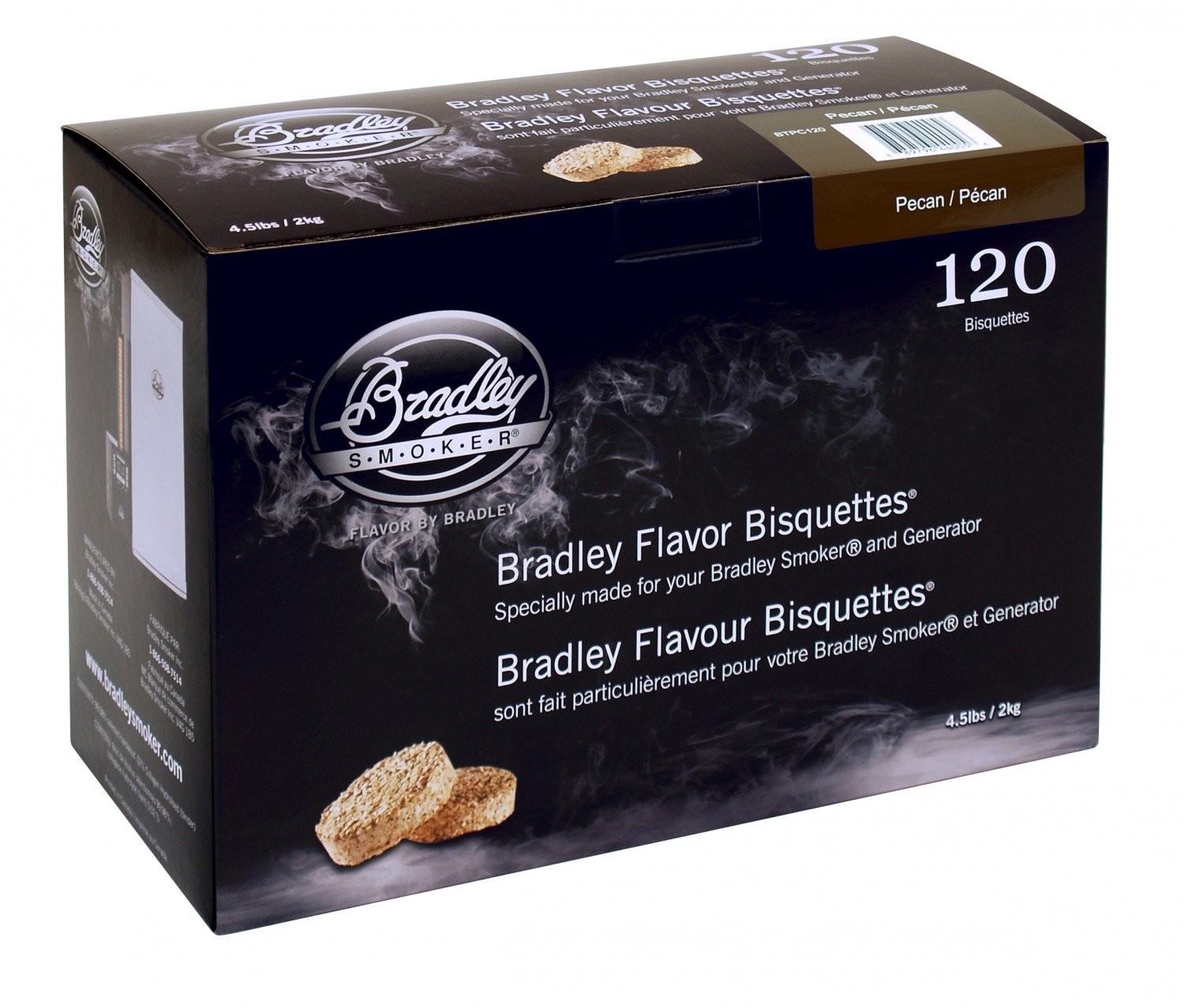 Bradley Smoker Pecan Special Blend Bisquettes for Grilling &