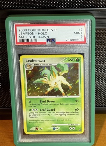 Leafeon graded PSA 9 for sale on eBay