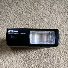Nikon Speedlight SB-15 TTL Shoe Mount Strobe Flash for Nikon Film Cameras