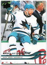 2025-26 Upper Deck Series 1 Holiday SP Green Foil #138 Barclay Goodrow San Jose