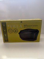 Villa Wall Mount Mailbox 2541B-10, Large Blac...