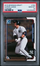 2015 BOWMAN DRAFT CHROME #150 AARON JUDGE PSA 10