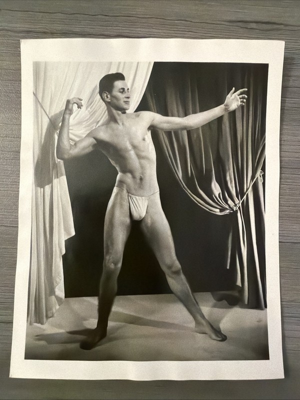 Vintage | Original Print | AMG | Bob Mizer | 4X5 | Photo | Gay Posing Strap Era