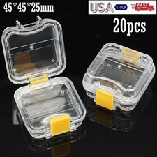 20pcs Dental Protector Complete Storage Box Jewelry Case With Membrane 45*45*25