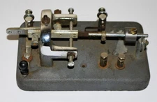 Vintage Radio Telegraph McElroy Mac  Morse Code Ham Radio Key  as is