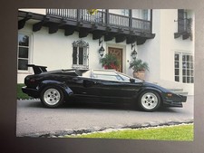 1989 25th Anniversary Lamborghini Countach Coupe Picture, Print - RARE!! Awesome