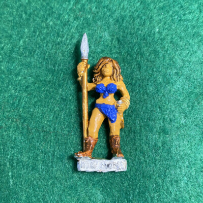 Games Workshop Classic Female Barbarian Spear Big Momma Moma 80s Metal Citadel