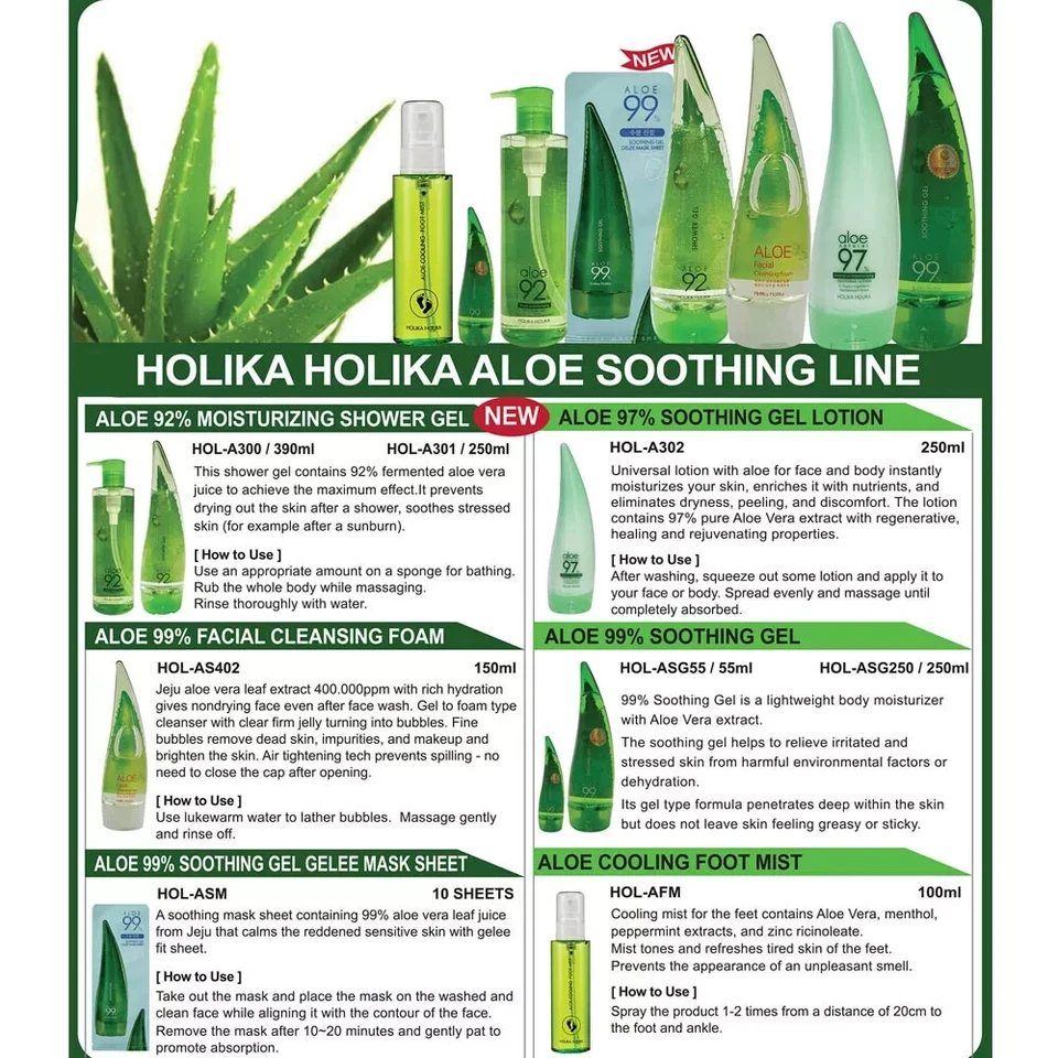 Holika Holika Aloe Facial Cleansing Foam 5.07oz/150ml (2 PACK) - Image 3 of 3
