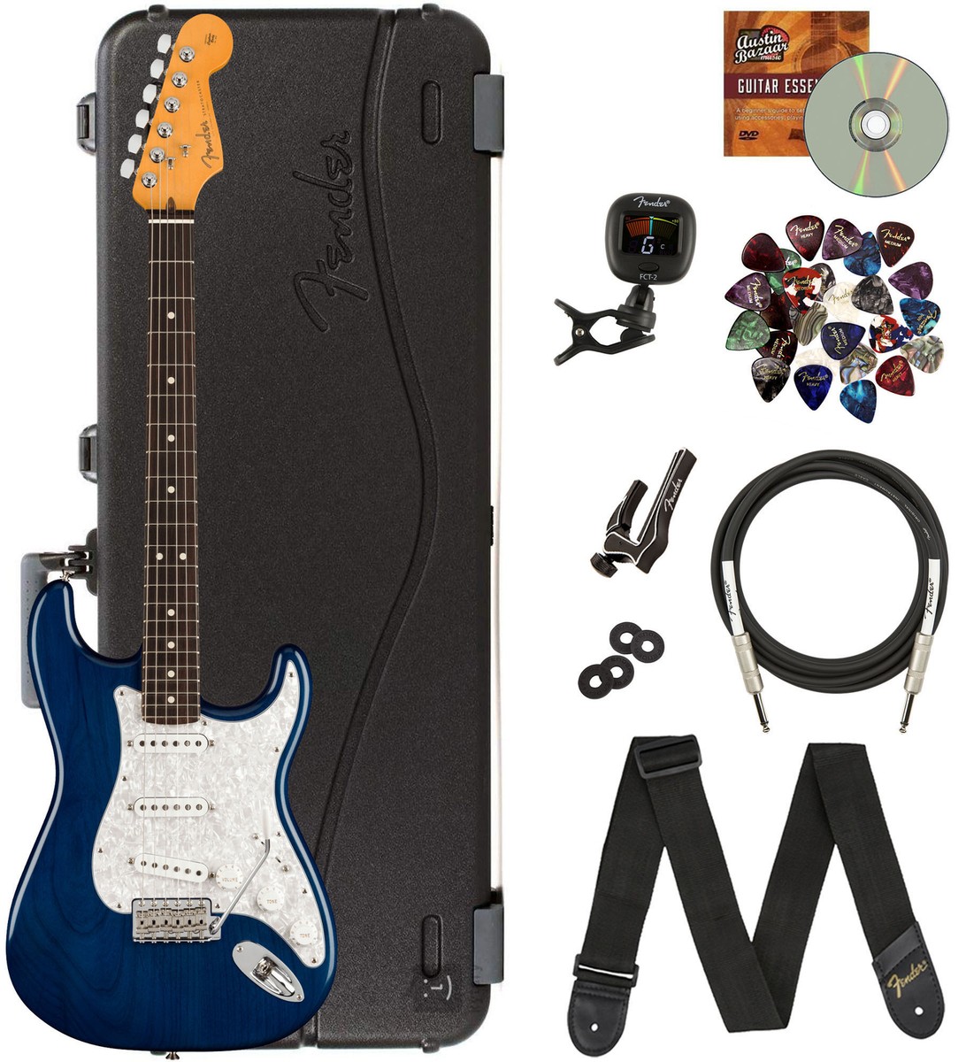 Fender Cory Wong Stratocaster - Sapphire Blue Transparent w
