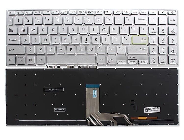 当季大流行 M5100U S15 ASUS FOR NEW FL8850I/D US S5600/V5100E V5050E/EA パソコン用キーボード
