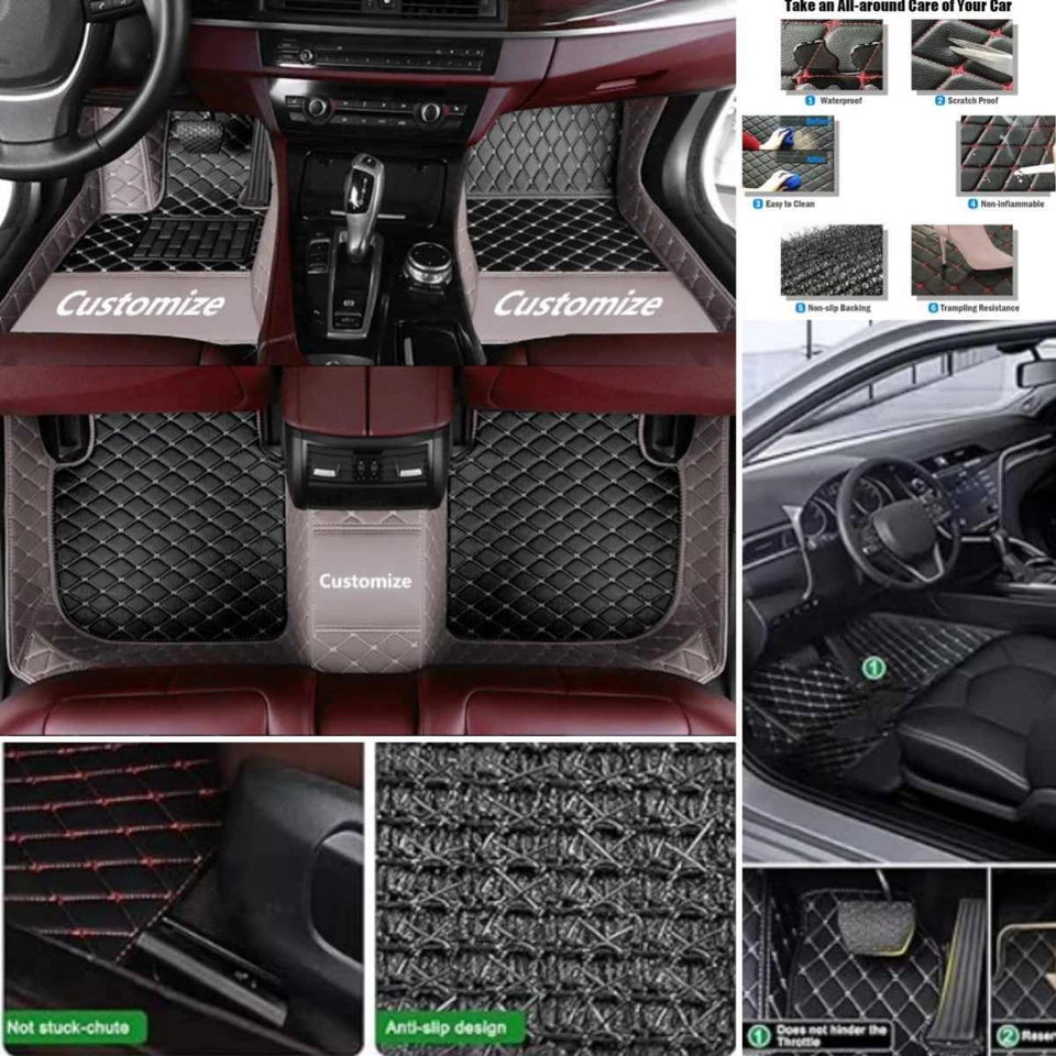 Fit Mercedes Benz Maybach S550 S560 S600 S650 Car Floor Mats Custom Auto Carpets Foto 3 de 4