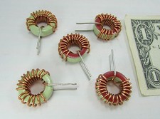5 Large Tiger Copper Wound Ferrite Chokes 142-5100207-00L Toroids Inductors New