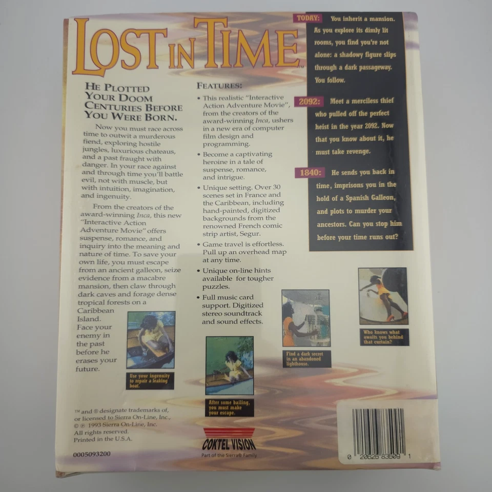 Lost in Time, 1993, Big Box, New & Sealed - Image 3 of 4