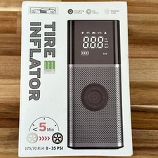 Cordless Tire Inflator 150PSI,12V/DC Air Pump with Large LCD Display