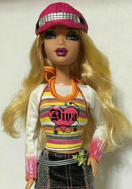 Barbie My Scene Karaoke Divas Kennedy Doll Blonde Yellow ...