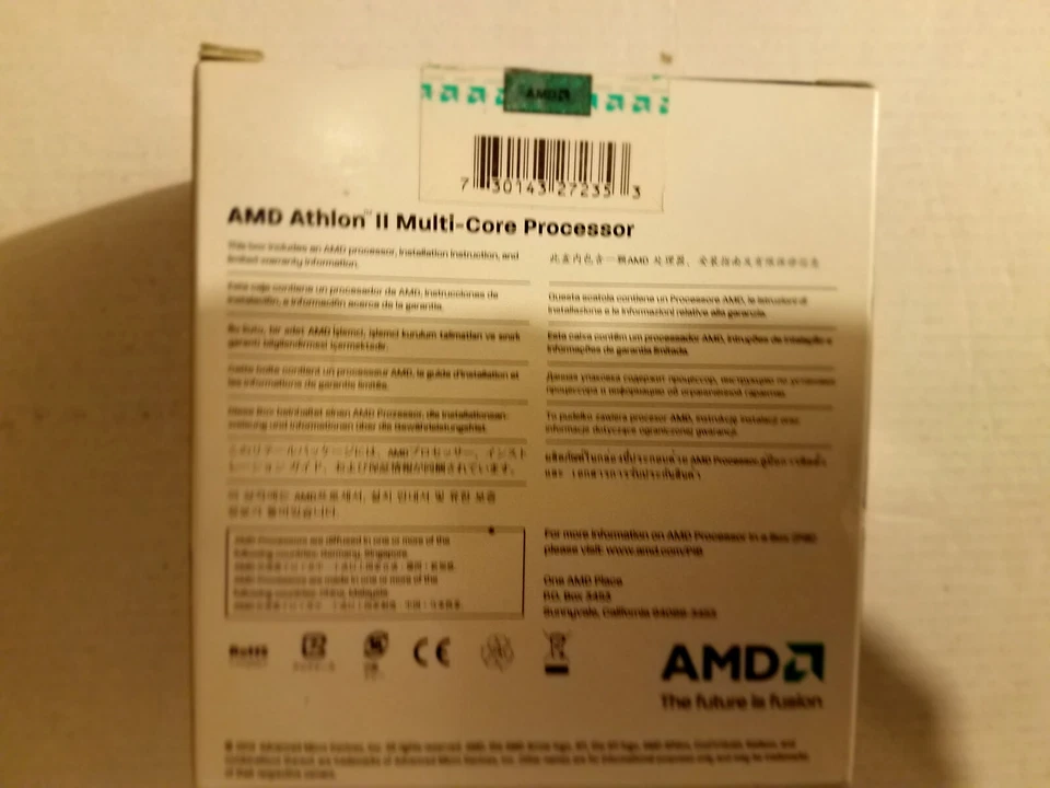AMD Athlon II X3 460 3 Core  3.4 GHz Socket AM3 CPU ADX460WFGMBOX ADX460WFK32GM - Image 3 of 4
