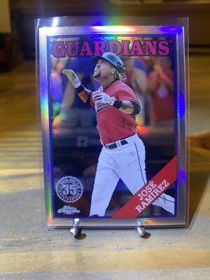 Jose Ramirez 2023 Topps Chrome 35th Anniversary #17 Cleveland Guardians