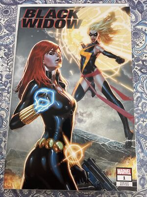 BLACK WIDOW #1 JAY ANACLETO VARIANT COVER 2019 ms marvel warbird flaviano soska